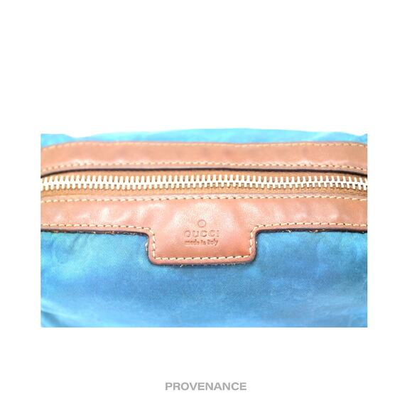 🔴 Gucci Cosmetic Pouch - Blue GG Canvas - Picture 8 of 12